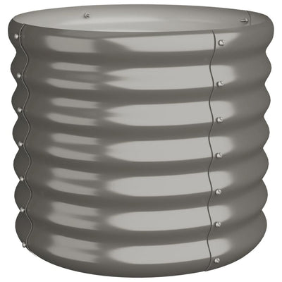 VIDAXL -Planungsbox 40x40x36 cm Pulver -Stahl grau