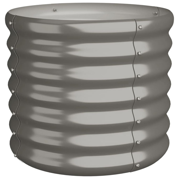 VIDAXL -Planungsbox 40x40x36 cm Pulver -Stahl grau