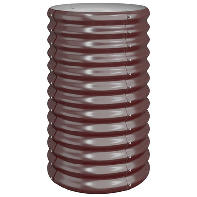 VIDAXL -Planungsbox 40x40x68 cm Pulver -Stahlbraun