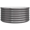 VIDAXL -Planungsbox 80x80x36 cm Pulver -beschichteter Stahl -Anthrazit -Verschärfen