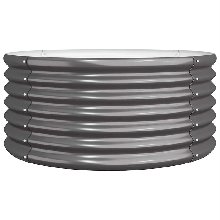 VIDAXL -Planungsbox 80x80x36 cm Pulver -beschichteter Stahl -Anthrazit -Verschärfen