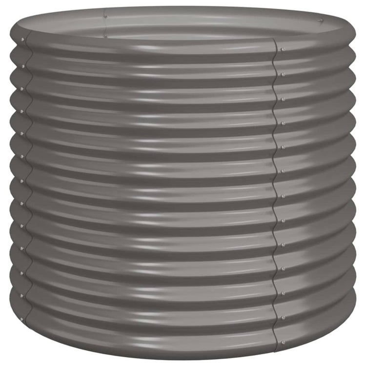 VIDAXL -Planungsbox 80x80x68 cm Pulver -Stahl grau