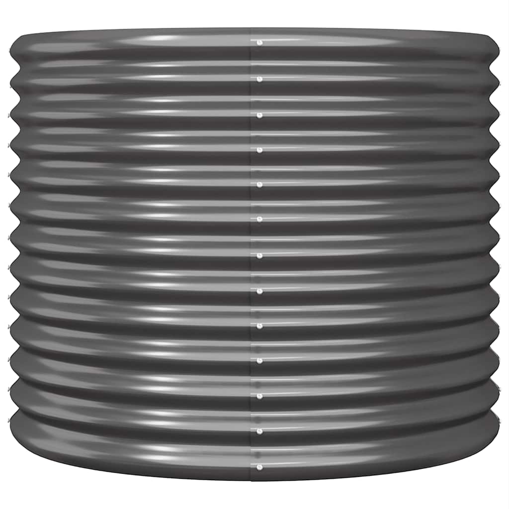 VIDAXL -Planungsbox 80x80x68 cm Pulver -beschichteter Stahl -Anthrazit -Verschärft