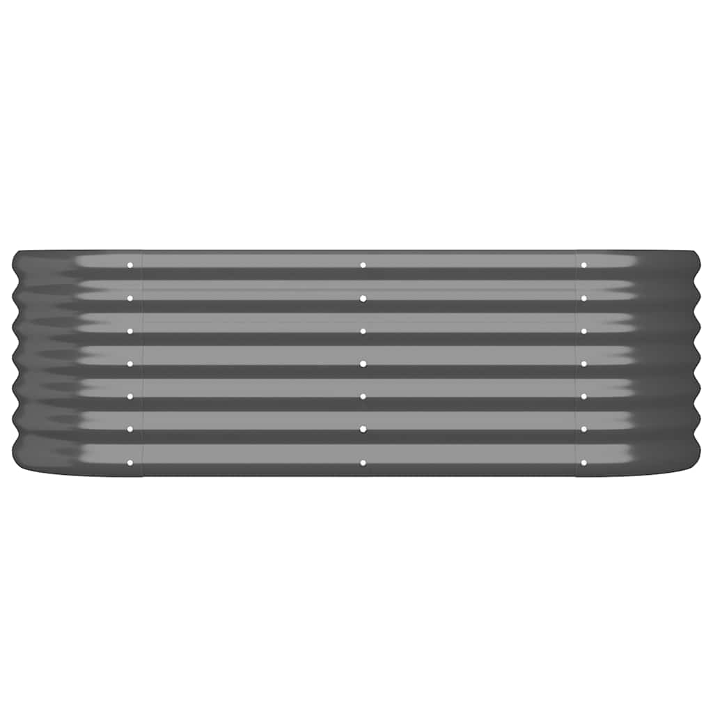 VIDAXL -Planungsbox 114x40x36 cm Pulver -beschichteter Stahl -Anthrazit -Verschärfen