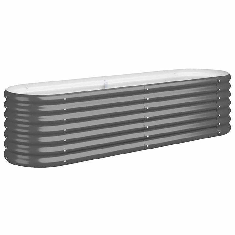 VIDAXL -Planungsbox 152x40x36 cm Pulver -beschichteter Stahl -Anthrazit -Verschärfen