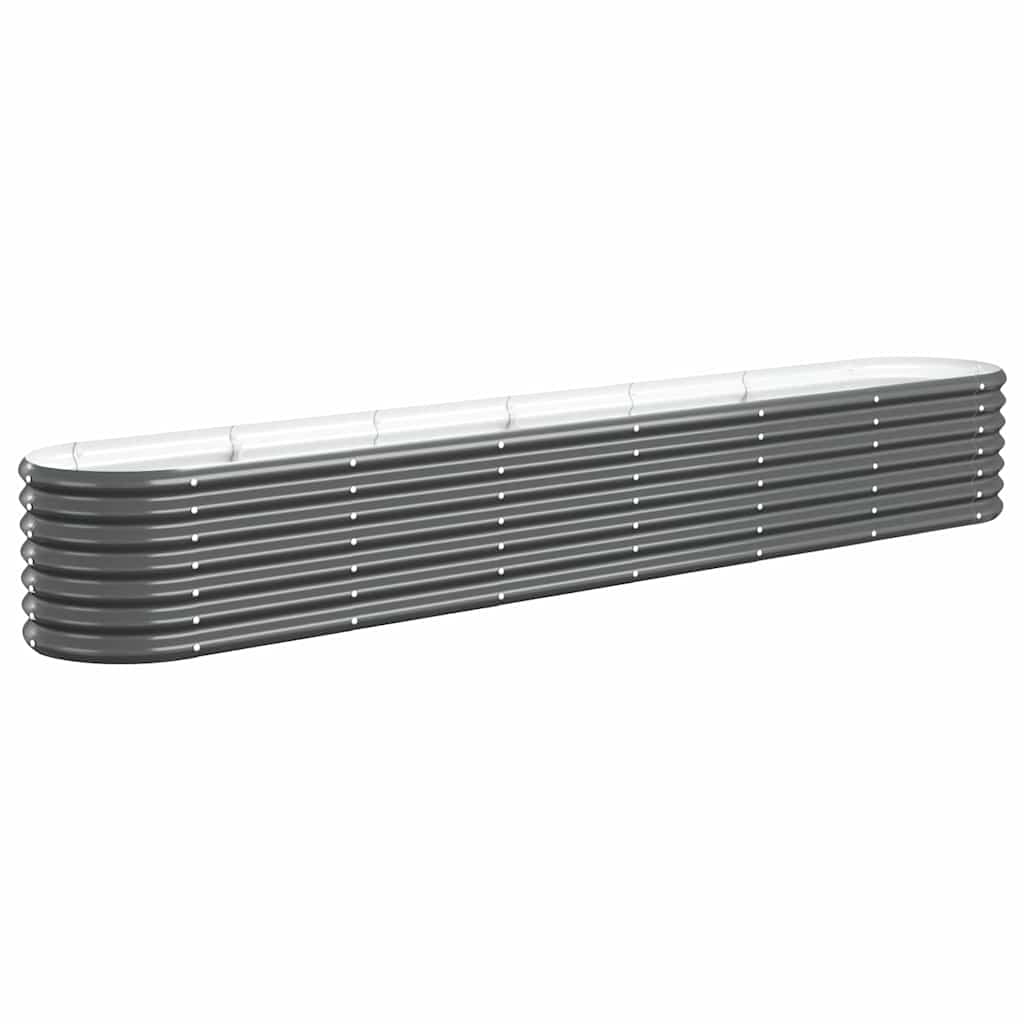 VIDAXL -Planungsbox 260x40x36 cm Pulver -beschichteter Stahl -Anthrazit -Verschärfen