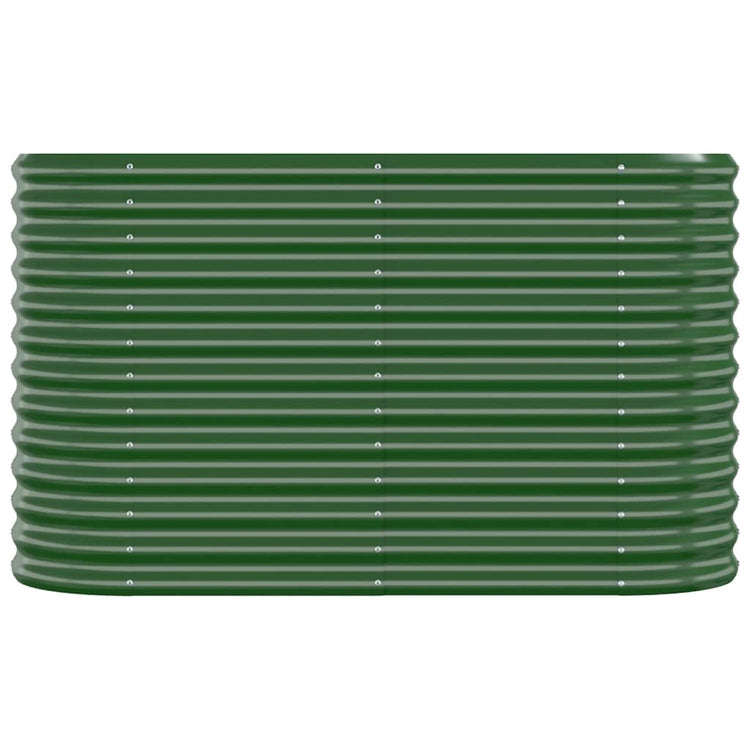 VIDAXL -Planungsbox 114x40x68 cm Pulver -Stahlgrün