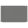 VIDAXL -Planungsbox 114x40x68 cm Pulver -Stahl grau