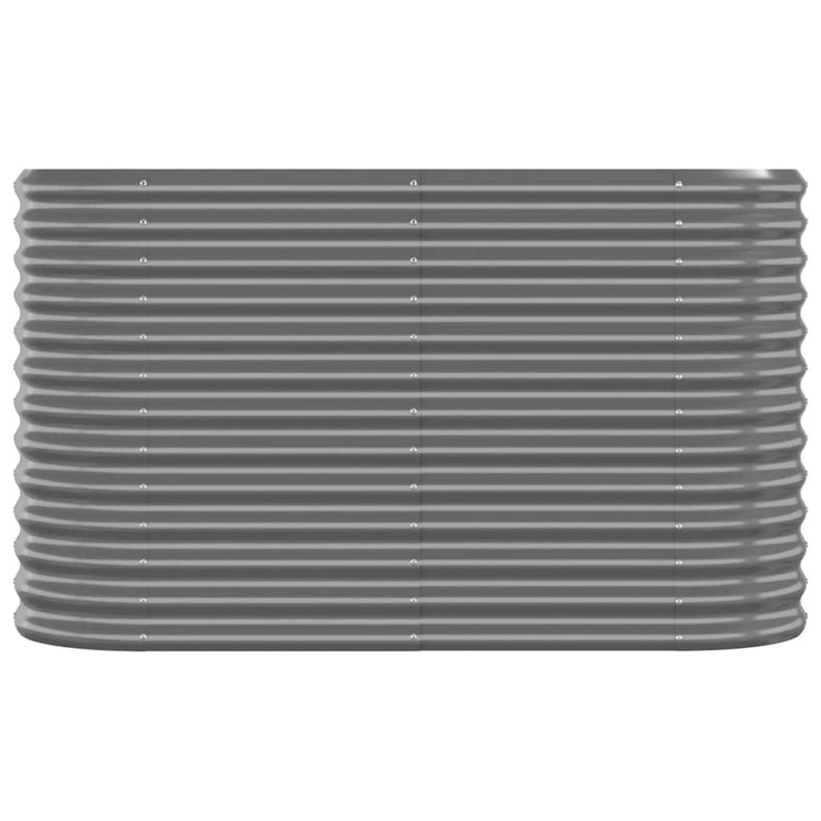 VIDAXL -Planungsbox 114x40x68 cm Pulver -Stahl grau