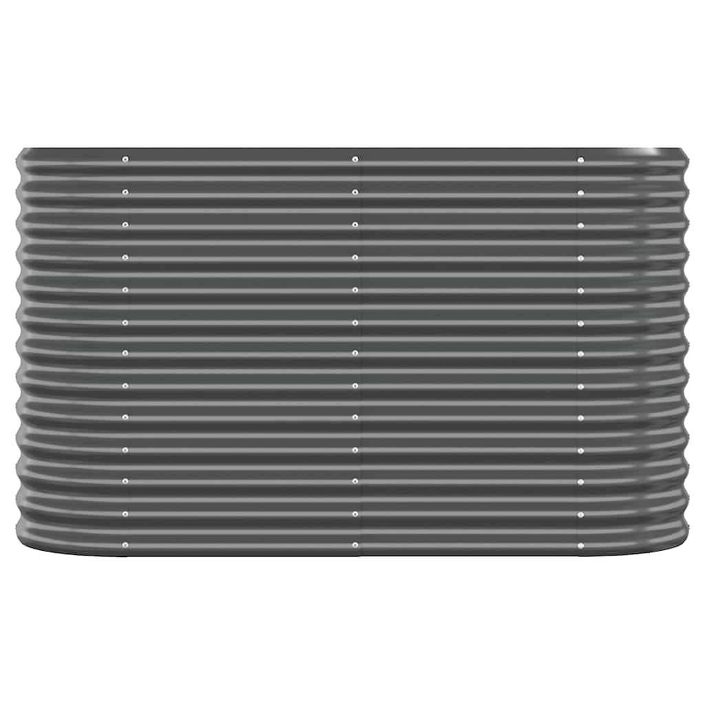 VIDAXL -Planungsbox 114x40x68 cm Pulver -beschichteter Stahl -Anthrazit -Verfahren