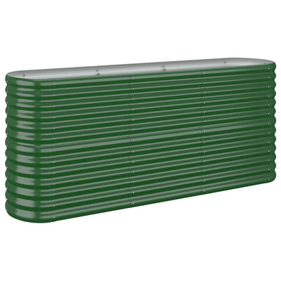 VIDAXL -Planungsbox 152x40x68 cm Pulver -Stahlgrün