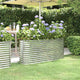 VIDAXL -Planungsbox 152x40x68 cm Pulver -bewegtes Stahl Silber gefärbt