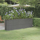 VIDAXL -Planungsbox 224x40x68 cm Pulver -Stahl grau