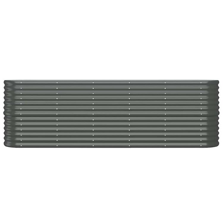VIDAXL -Planungsbox 224x40x68 cm Pulver -Stahl -Anthrazit -Colored