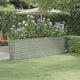 VIDAXL -Planungsbox 224x40x68 cm Pulver -Stahl Silber gefärbt