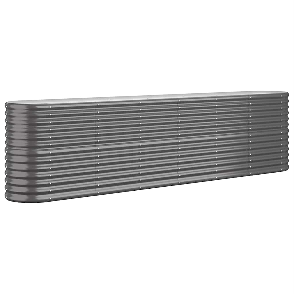 VIDAXL -Planungsbox 260x40x68 cm Pulver -bezogener Stahl -Anthrazit -Verschärfen