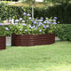 VIDAXL -Planungsbox 152x80x36 cm Pulver -Stahlbraun
