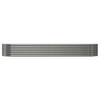 VIDAXL -Planungsbox 296x80x36 cm Pulver -Stahlgrau grau