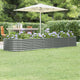 VIDAXL -Planungsbox 296x80x36 cm Pulver -Stahlgrau grau
