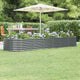 VIDAXL -Planungsbox 296x80x36 cm Pulver -beschichteter Stahl -Anthrazit -Verschärfen