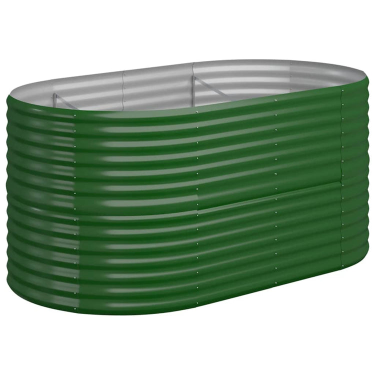VIDAXL -Planungsbox 152x80x68 cm Pulver -Stahlgrün