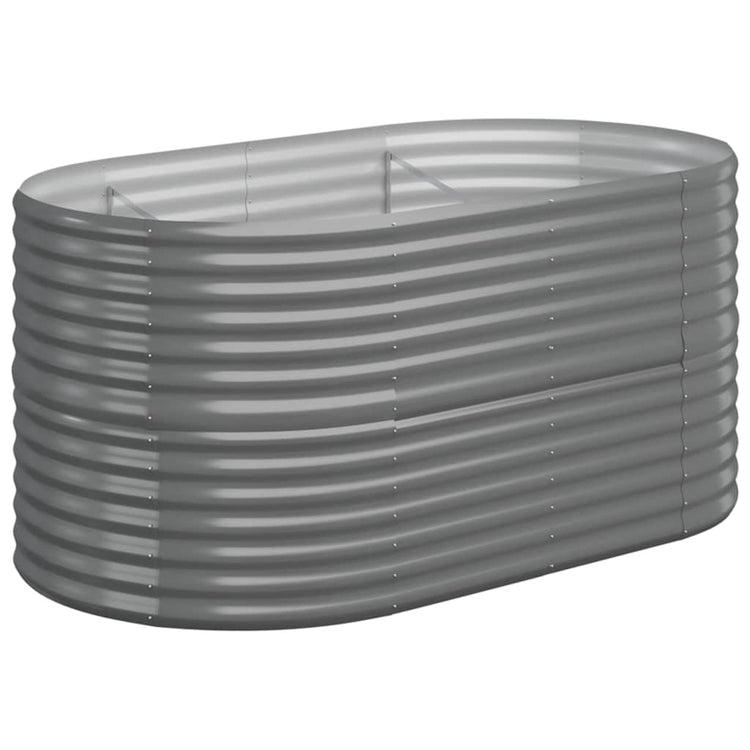 VIDAXL -Planungsbox 152x80x68 cm Pulver -Stahl grau