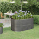 VIDAXL -Planungsbox 152x80x68 cm Pulver -Stahl grau