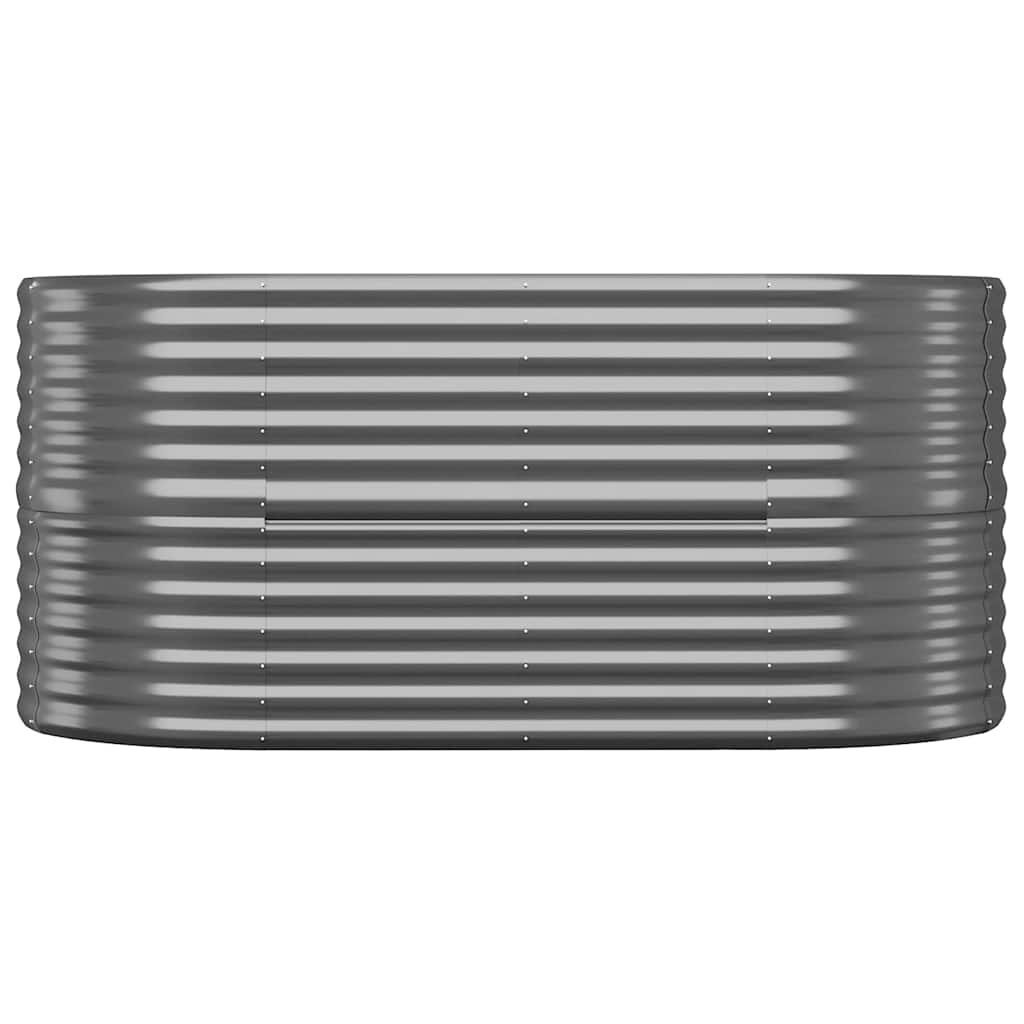 VIDAXL -Planungsbox 152x80x68 cm Pulver -beschichteter Stahl -Anthrazit -Verschärfen
