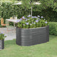VIDAXL -Planungsbox 152x80x68 cm Pulver -beschichteter Stahl -Anthrazit -Verschärfen