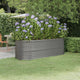 VIDAXL -Planungsbox 224x80x68 cm Pulver -Stahl grau
