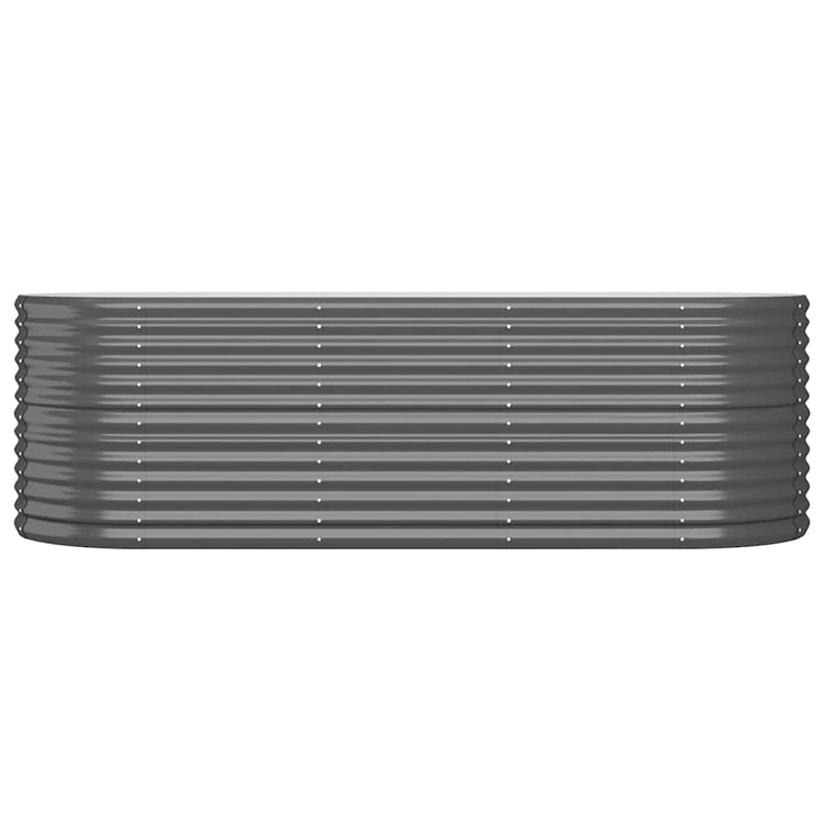 VIDAXL -Planungsbox 224x80x68 cm Pulver -beschichteter Stahl -Anthrazit -Verschärfen