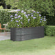 VIDAXL -Planungsbox 224x80x68 cm Pulver -beschichteter Stahl -Anthrazit -Verschärfen