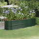 VIDAXL -Planungsbox 296x80x68 cm Pulver -Stahlgrün