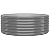 VIDAXL -Planungsbox 100x100x36 cm Pulver -Stahl grau