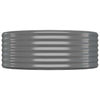 VIDAXL -Planungsbox 100x100x36 cm Pulver -Stahl grau