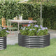 VIDAXL -Planungsbox 100x100x36 cm Pulver -bezogener Stahl -Anthrazit -Verschärft