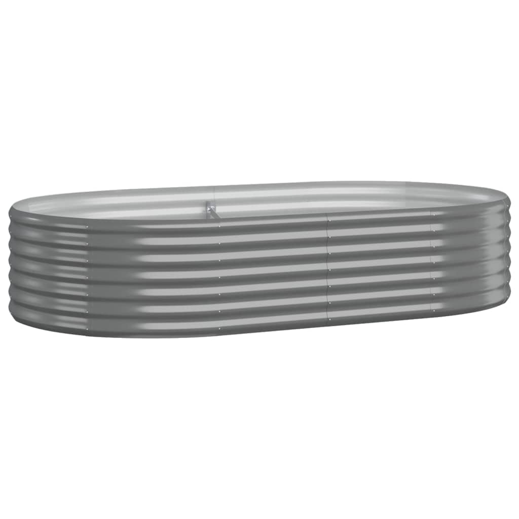 VIDAXL -Planungsbox 175x100x36 cm Pulver -Stahl grau