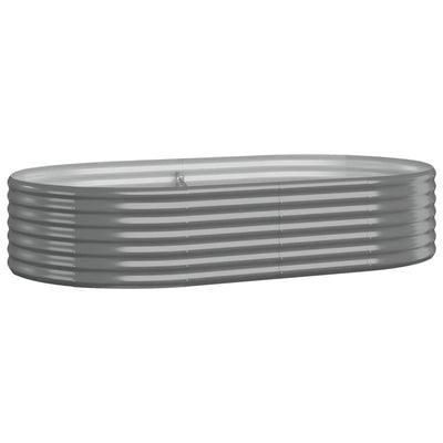 VIDAXL -Planungsbox 175x100x36 cm Pulver -Stahl grau