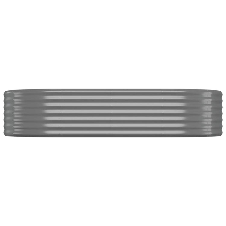 VIDAXL -Planungsbox 175x100x36 cm Pulver -Stahl grau