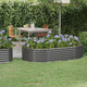 VIDAXL -Planungsbox 175x100x36 cm Pulver -Stahl grau
