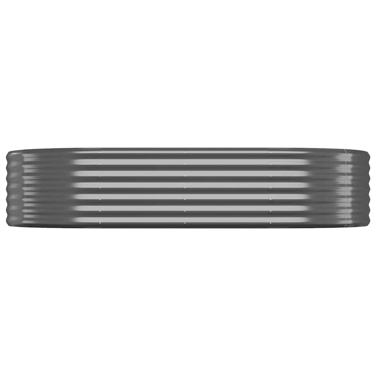 VIDAXL -Planungsbox 175x100x36 cm Pulver -beschichteter Stahl -Anthrazit -Verschärfen