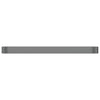 VIDAXL -Planungsbox 507x100x36 cm Pulver -Stahl grau