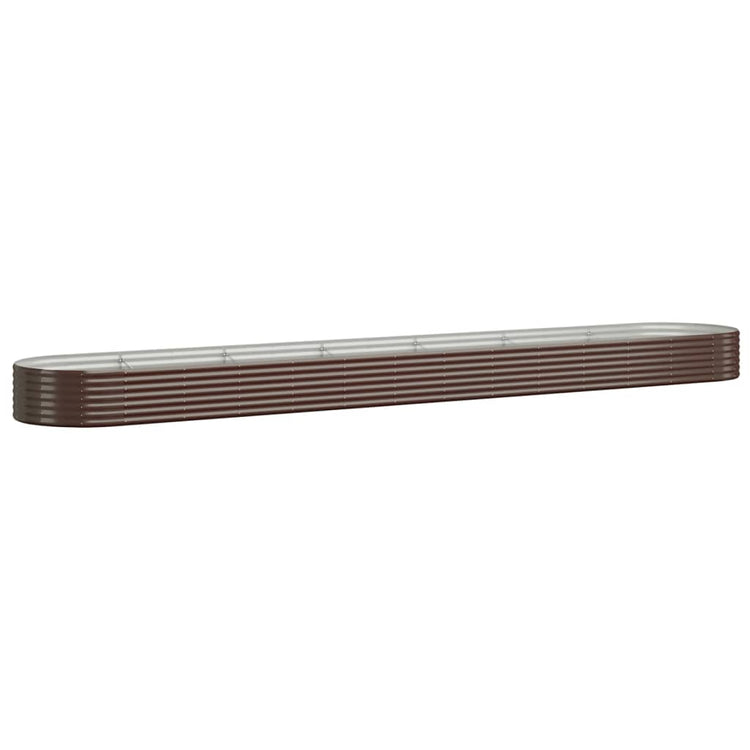 VIDAXL -Planungsbox 544x100x36 cm Pulver -Stahlbraun