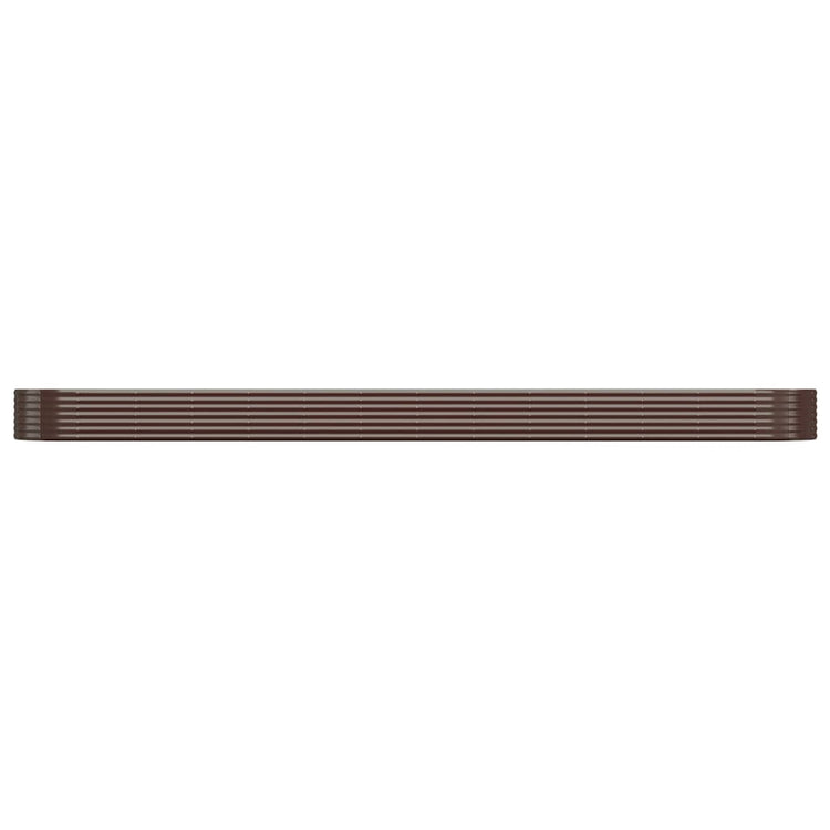 VIDAXL -Planungsbox 544x100x36 cm Pulver -Stahlbraun