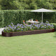 VIDAXL -Planungsbox 523x140x36 cm Pulver -Stahlbraun