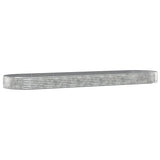 VIDAXL -Pflanzer 523x140x36 cm Pulver -beschichteter Stahl Silber gefärbt - afbeelding 2