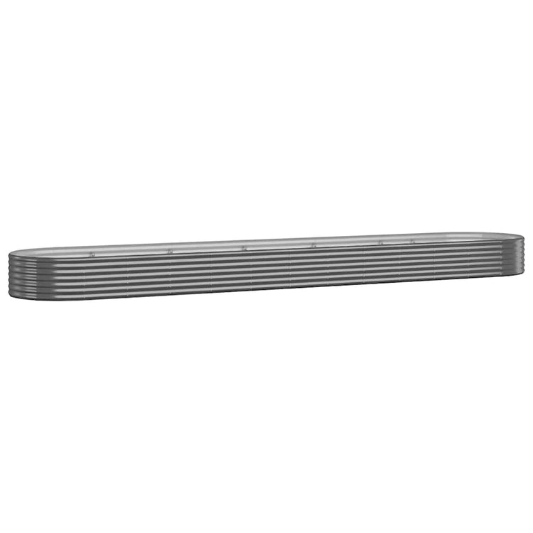VIDAXL -Planungsbox 600x140x36 cm Pulver -beschichteter Stahl -Anthrazit -Verschärfen