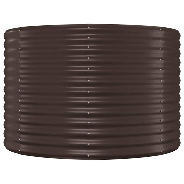 VIDAXL -Planungsbox 100x100x68 cm Pulver -Stahlbraun