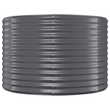 Vidaxx Pflanzgefäß 100x100x68 cm verzinkter Stahl Anthrazit - afbeelding 3