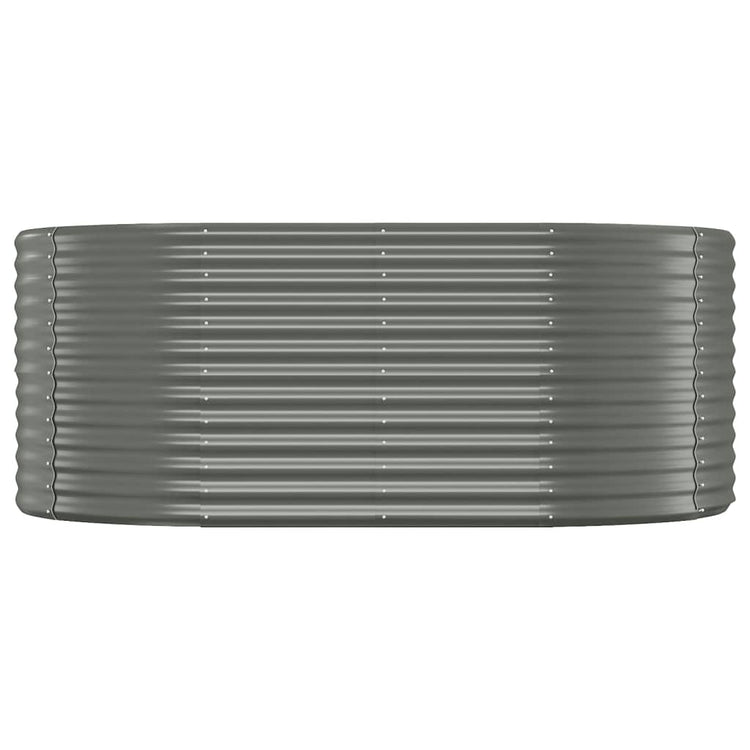VIDAXL -Planungsbox 175x100x68 cm Pulver -Stahl grau